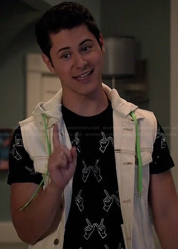 Shane’s “Whatever” Sign Tee on Faking It