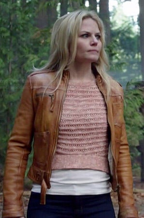 Emma's pink cropped sweater on Once Upon a Time