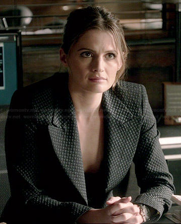 Castle: Season 7 Episode 6 Alexis' Embroidered Cuff Thermal Henley