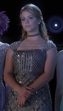 Ali's Christmas Ball gown on Pretty Little Liars