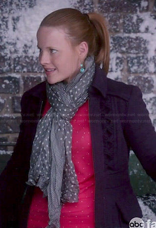Daphne’s purple coat on Switched at Birth