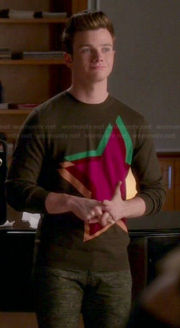 Kurt’s star sweater on Glee