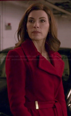 Alicia’s red coat on The Good Wife