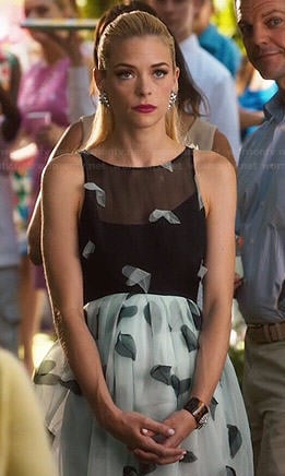 Lemon’s blue and black dress on Hart of Dixie