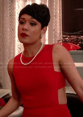 Anika’s red jumpsuit on Empire