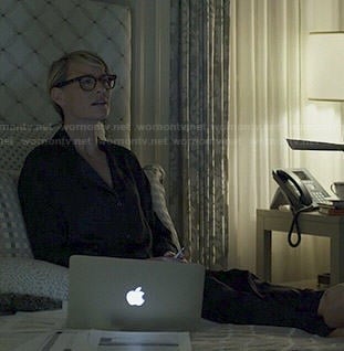 Claire’s black pajamas on House of Cards