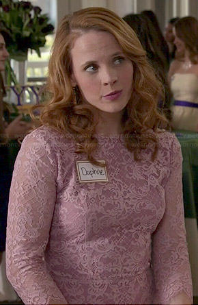 Daphne's lavender lace dress on Switched at Birth