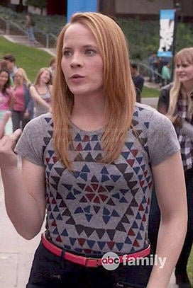 WornOnTV: Daphne's printed skirt and green jacket on Switched at Birth, Katie Leclerc