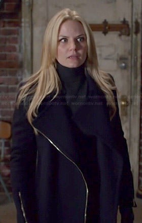 Emma's zip front coat on Once Upon a Time