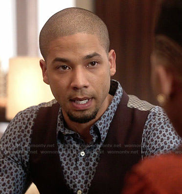 Jamal’s paisley print shirt on Empire