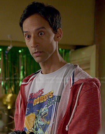 Abed's Dinosaurs / Robots / Aliens tee on Community