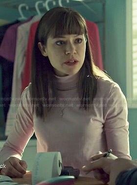 Alison's pink turtleneck on Orphan Black