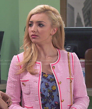 Emma's pink tweed jacket on Jessie