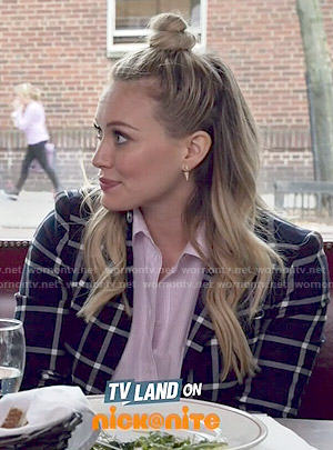 Kelsey's plaid blazer on Younger