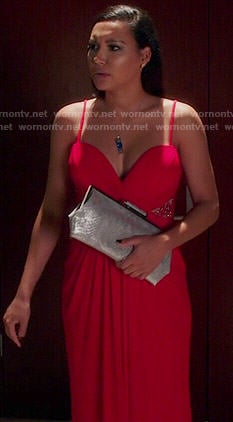 Blanca's red gown on Devious Maids