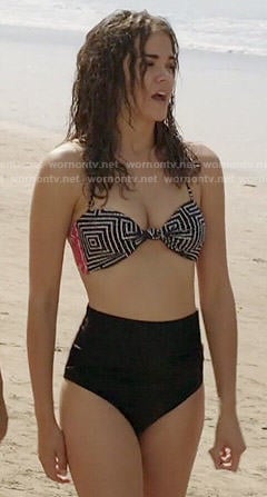 WornOnTV Callie s printed bikini top on The Fosters Maia