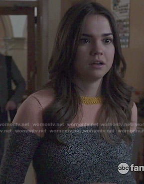 Callie’s colorblock sweater on The Fosters