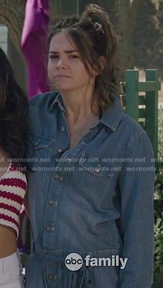 Callie’s chambray romper on The Fosters