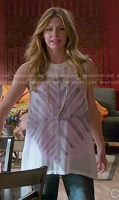 Josslyn’s tie dyed tank top on Mistresses