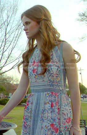 Norrie’s floral halter dress on Under the Dome