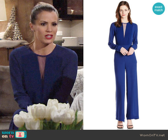 Bcbgmaxazria Marcee Jumpsuit worn by Chelsea Lawson (Melissa Claire Egan) on The Young & the Restless