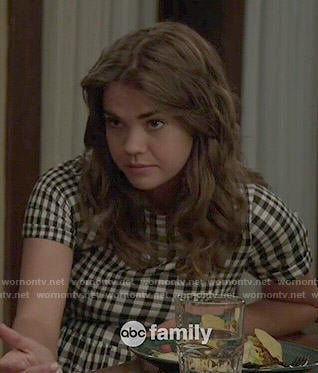 Callie’s gingham checked dress on The Fosters