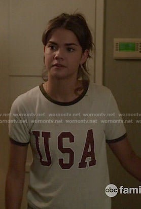 Callie's USA tee on The Fosters