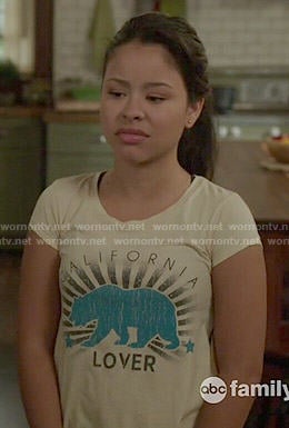 Mariana's California Lover tee on The Fosters