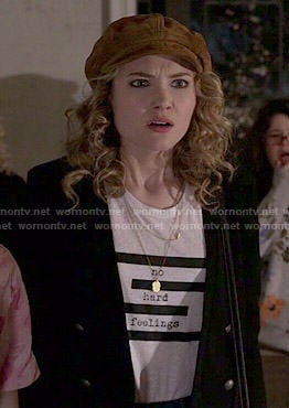 Grace's No Hard Feelings top on Scream Queens