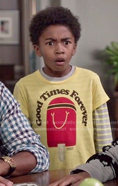 Jack's Good Times Forever tee on Black-ish