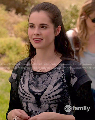 Bay's tiger tee on Switched at Birth
