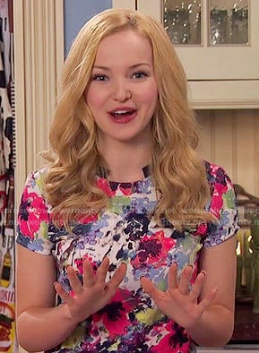 Liv’s bright floral top on Liv and Maddie