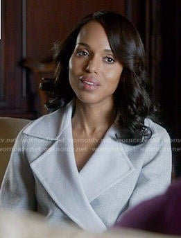 Olivia’s grey and white coat on Scandal