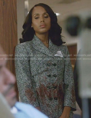 Olivia’s double breasted jacket on Scandal