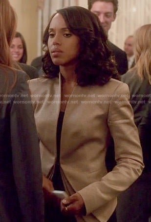 Olivia’s gold jacket on Scandal