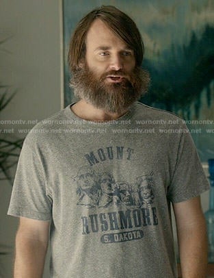 Phil’s Mount Rushmore t-shirt on Last Man on Earth