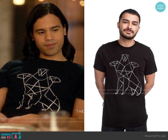 Threadless Cerbearus T-shirt worn by Cisco Ramon (Carlos Valdes) on The Flash