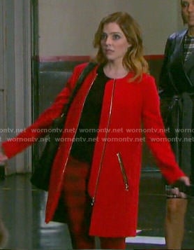 Theresa's red coat on Days of our Lives