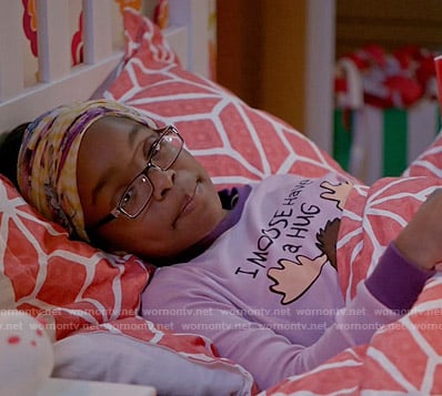 Diane's 'I Moose Have a Hug' pajamas on Black-ish