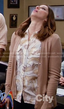 Gina's leopard print shirt on Brooklyn Nine-Nine