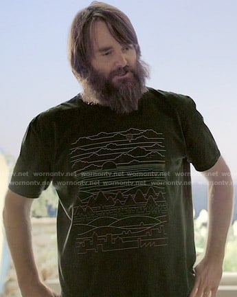 Phil’s line graphic tee on Last Man on Earth