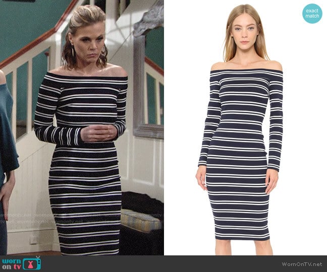 Bec & Bridge Ahoy Long Sleeve Dress worn by Phyllis Newman (Gina Tognoni) on The Young and the Restless