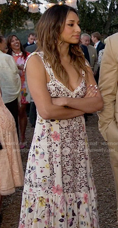 May’s floral midi dress on New Girl