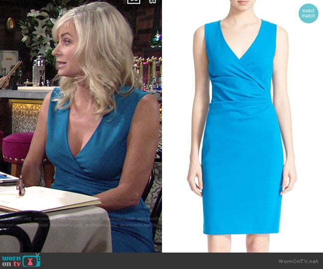 Diane von Furstenberg Layne Dress worn by Ashley Abbott (Eileen Davidson) on The Young and the Restless