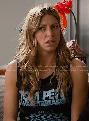 Josslyn’s Tom Petty Heartbreakers tank top on Mistresses