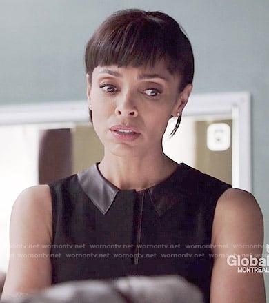 WornOnTV: Camille's white ruffled top on Bones, Tamara Taylor