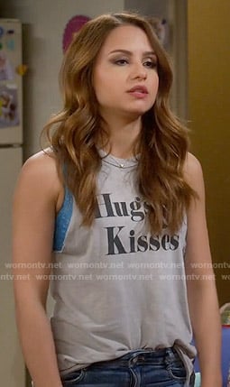 Sofia's Hugs and Kisses tank top on Young and Hungry