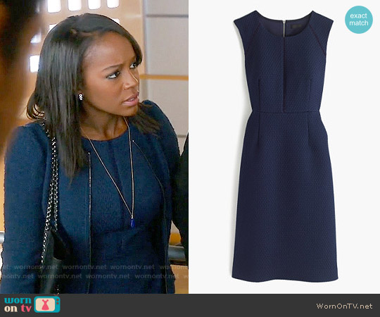 J. Crew Portfolio Dress worn by Michaela Pratt (Aja Naomi King) on How to Get Away with Murder