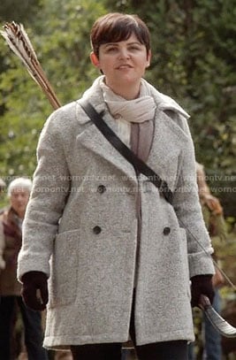 Mary’s grey coat on Once Upon a Time