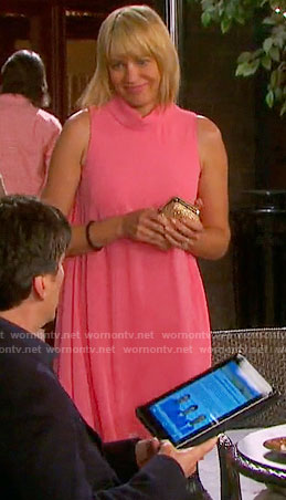 Nicole’s pink roll neck dress on Days of our Lives